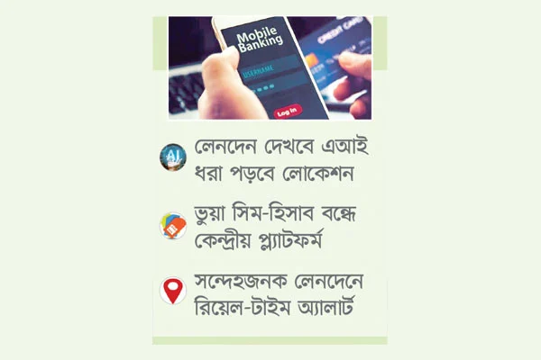 মোবাইল ব্যাংকিংয়ে নজরদারি